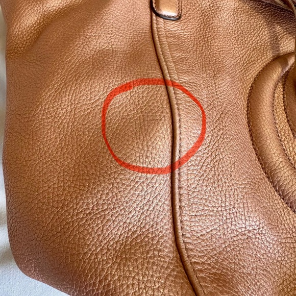 Gucci Rose Gold Metallic Pebbled Leather Soho Shoulder Bag - Picture 8 of 16